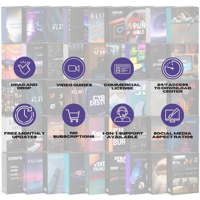 For video editors  Bundle: OUR ENTIRE COLLECTION (ALL-IN-ONE) - 10,000+